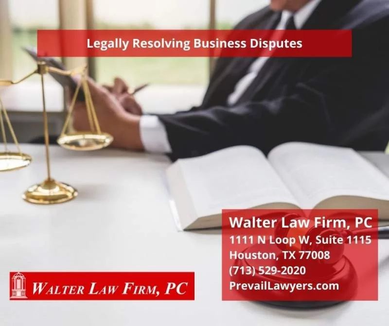 Legally Resolving Business Disputes